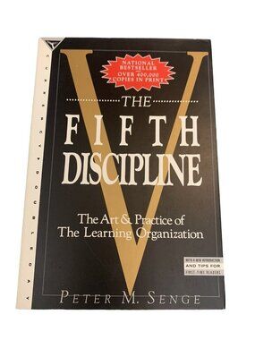 The Fifth Discipline Peter Senge PB Learning Organization Book 1997